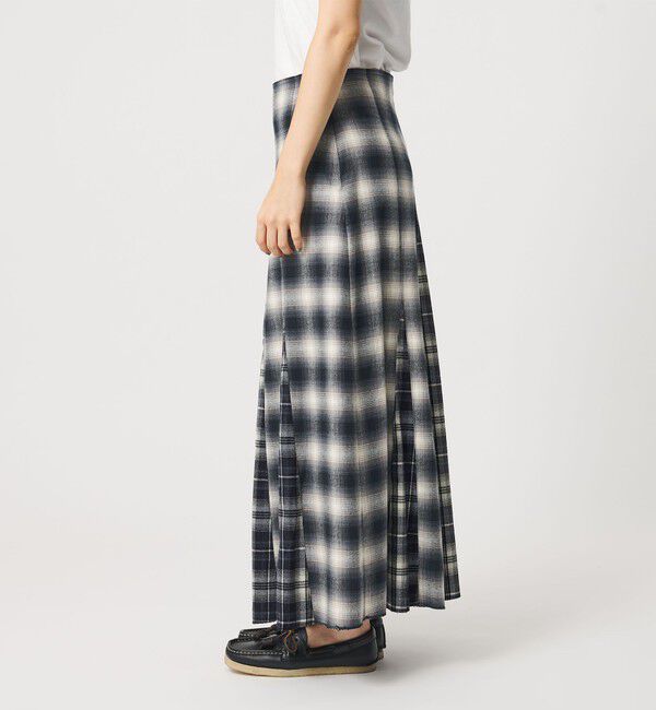 BEAUTY&YOUTH UNITED ARROWS「【別注】＜BIG MAC＞チェック マキシ スカート」|スカート|