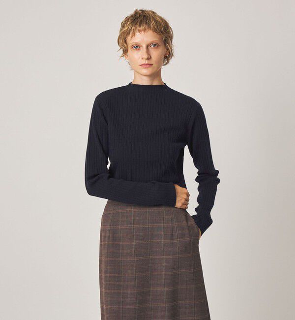 STEVEN ALAN「＜Steven Alan＞コットン カシミヤ ボトルネック ニット」|ニット・セーター|