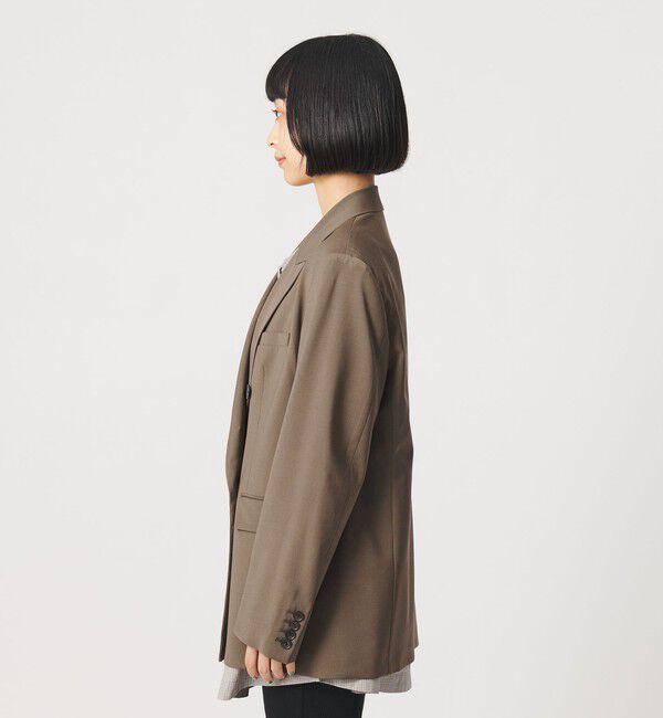 BEAUTY&YOUTH UNITED ARROWS「毛ポリエステルブレンド トロピカル ダブルジャケット」|テーラードジャケット|