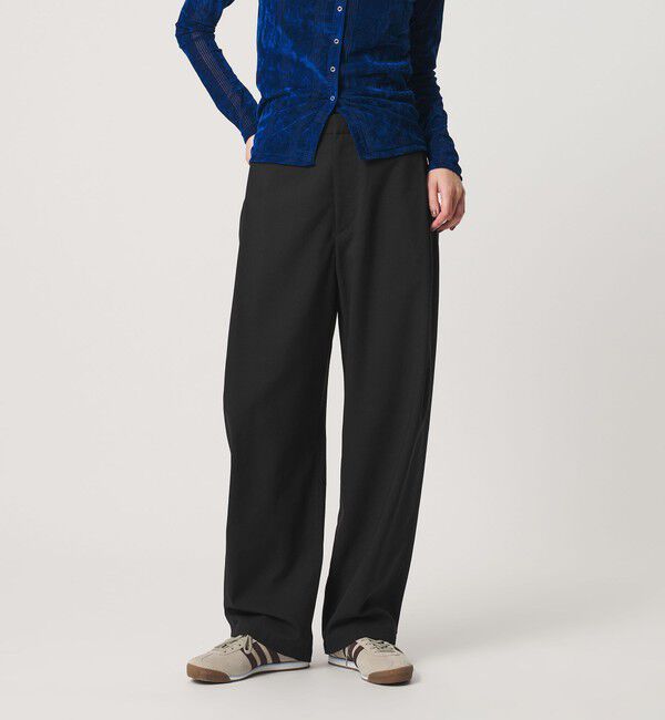 BEAUTY&YOUTH UNITED ARROWS「ディープ サイドタック パンツ ウォッシャブル」|その他|BLACK