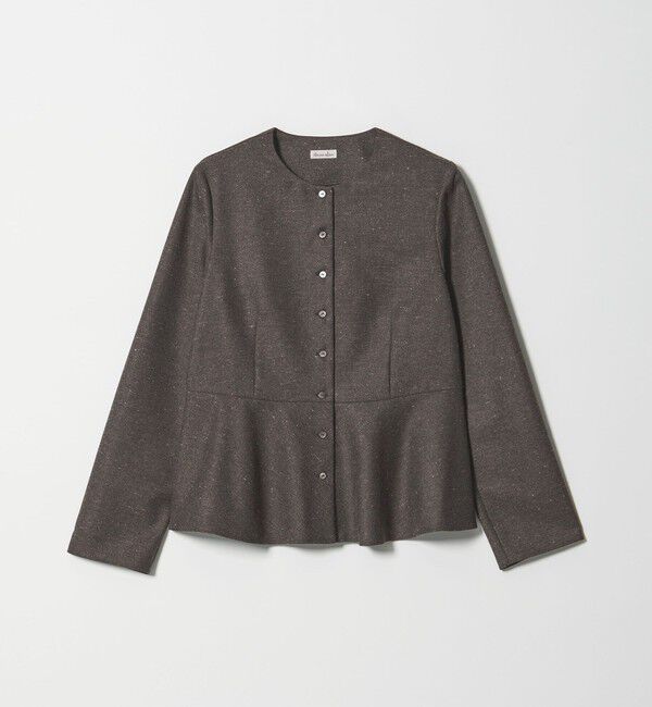 STEVEN ALAN「＜Steven Alan＞ツイードライク ペプラム ブラウス」|シャツ・ブラウス|