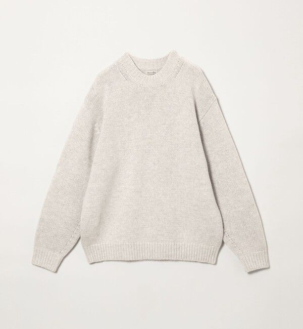 STEVEN ALAN「＜Steven Alan＞ ハミルトンラムズウール モックネック ニット」|ニット・セーター|LT.GRAY