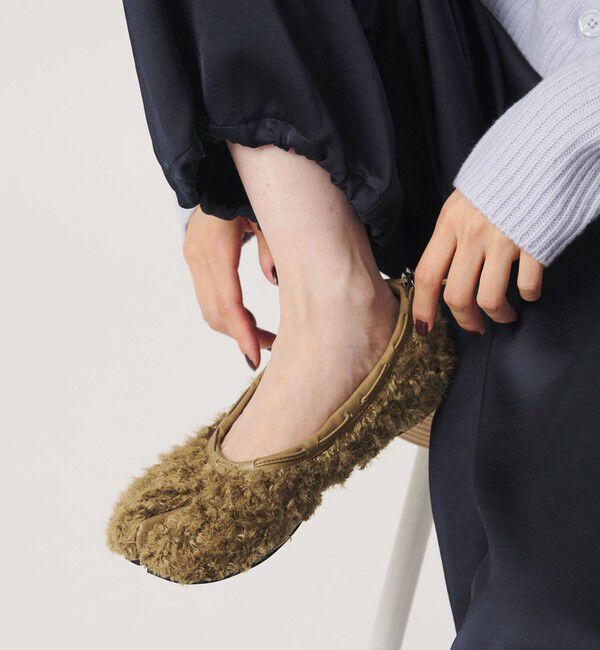 BEAUTY&YOUTH UNITED ARROWS「＜PAES＞テディ ストリング フラットシューズ」|バレエシューズ|
