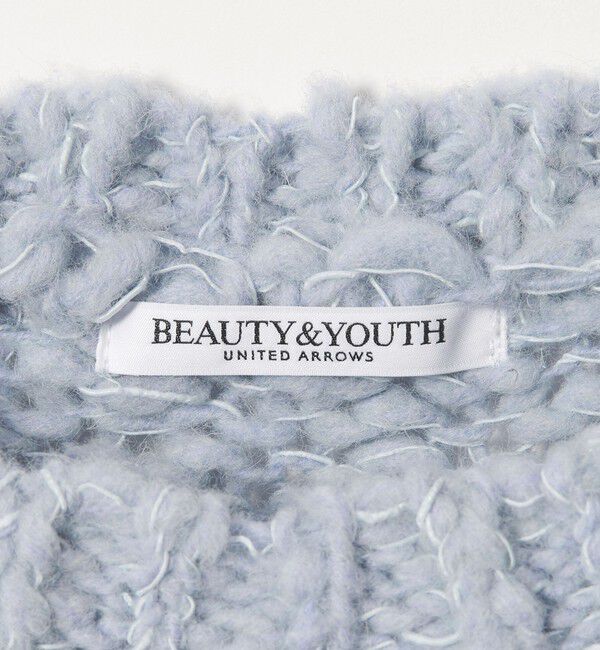 BEAUTY&YOUTH UNITED ARROWS「ジャンボスラブ クルーネック ニットプルオーバー」|ニット・セーター|