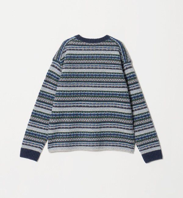 BEAUTY&YOUTH UNITED ARROWS「ウール ノルディック クルーネック ニットプルオーバー」|ニット・セーター|