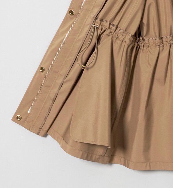 UNITED ARROWS「タフタ ペプラム フリル ブルゾン ‐はっ水‐」|ブルゾン・スタジャン|