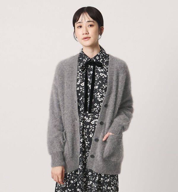 UNITED ARROWS「フォックスカシミヤ ミドル カーディガン」|カーディガン|