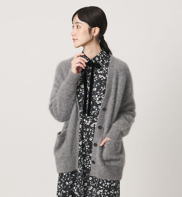 UNITED ARROWS「フォックスカシミヤ ミドル カーディガン」|カーディガン|