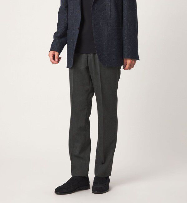UNITED ARROWS green label relaxing「TWPU ツイル スタンダード アジャスター スラックス」|スラックス|DK.GRAY