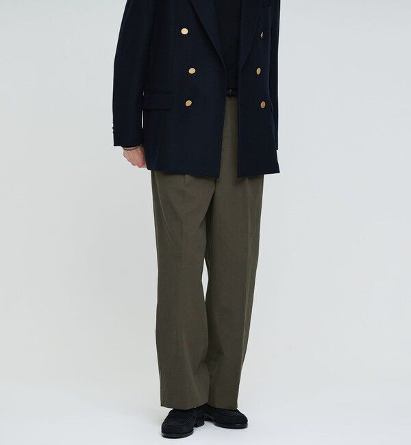 UNITED ARROWS green label relaxing「ハイツイスト 2P ワイド ストレート パンツ W5」|チノ|
