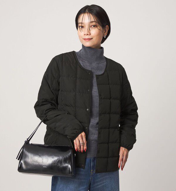 UNITED ARROWS green label relaxing「【別注】＜TAION＞ ボタン ショート ダウン」|ダウン|BLACK