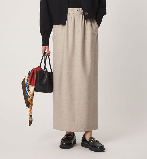 UNITED ARROWS green label relaxing「【結論シリーズ】ホッとタイトスカート マシンウォッシャブル ストレッチ 帯電防止」|タイト|