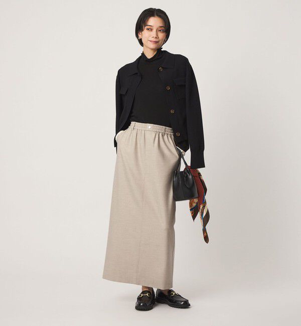 UNITED ARROWS green label relaxing「【結論シリーズ】ホッとタイトスカート マシンウォッシャブル ストレッチ 帯電防止」|タイト|
