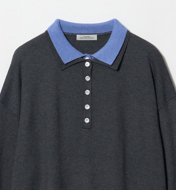 UNITED ARROWS green label relaxing「【WEB限定】＜at ease＞エリ ハイショク ニット プルオーバー」|ニット・セーター|