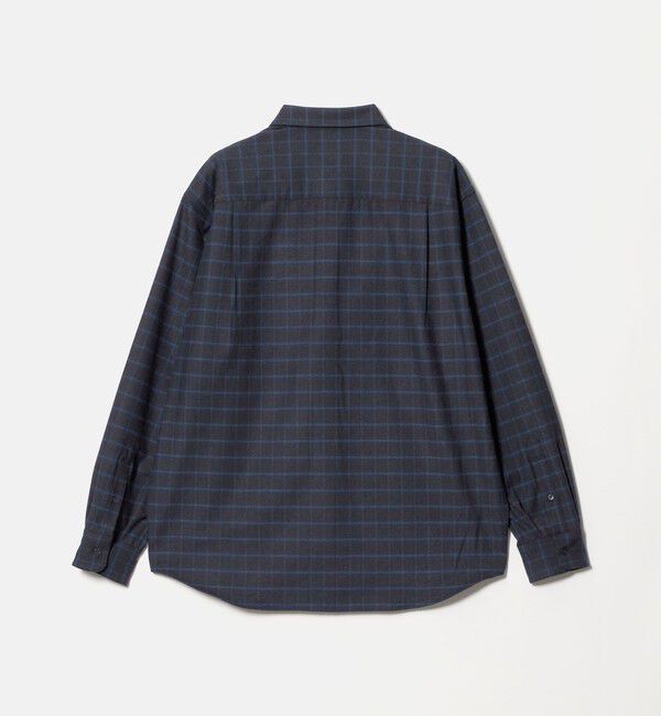 UNITED ARROWS green label relaxing「フラノ パターン ジャストルーズ 長袖 シャツ -2WAYストレッチ-」|シャツ・ブラウス|