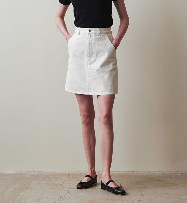 STEVEN ALAN「＜Steven Alan＞13OZ デニム ミニスカート」|スカート|