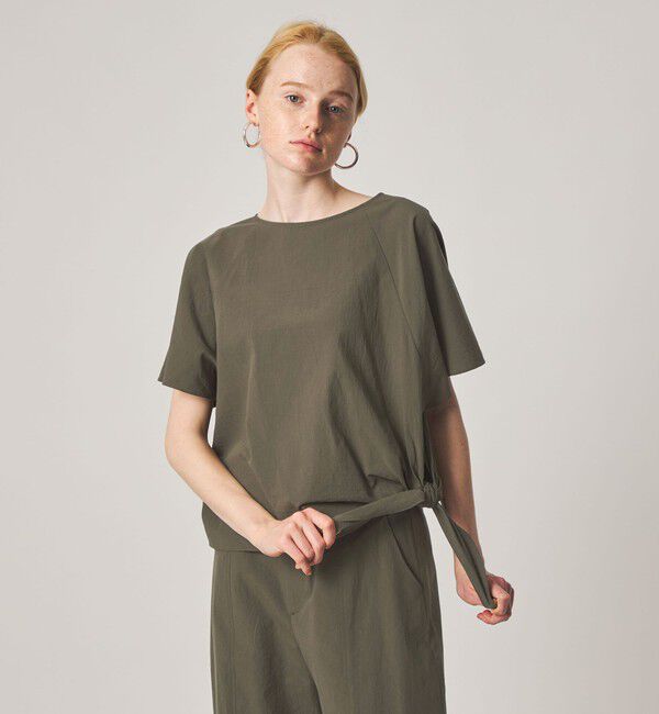 STEVEN ALAN「＜Steven Alan＞コットン タイ ブラウス」|シャツ・ブラウス|OLIVE