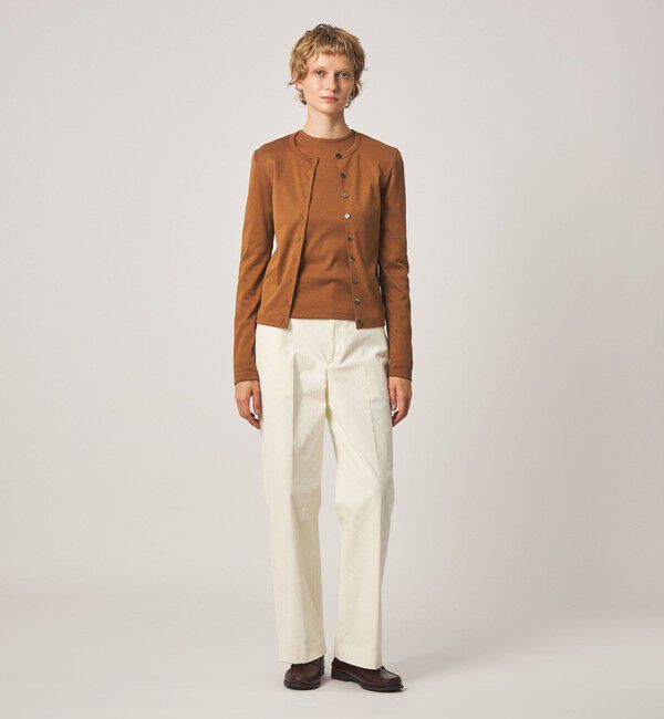 STEVEN ALAN「＜Steven Alan＞コットン フライス カーディガン」|カーディガン|