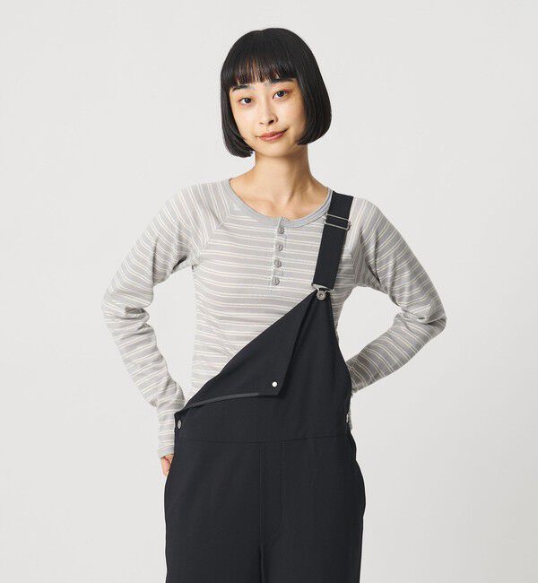 BEAUTY&YOUTH UNITED ARROWS「【別注】＜Healthknit＞ボーダー ヘンリーネック プルオーバー」|Tシャツ・カットソー|