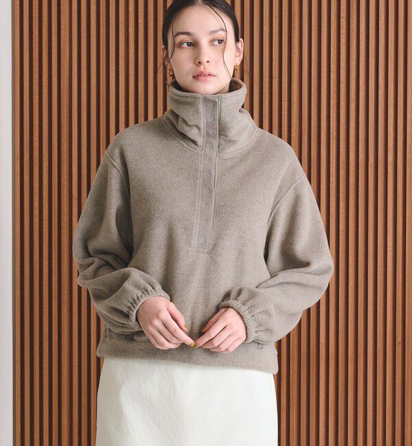 BEAUTY&YOUTH UNITED ARROWS「フリース スナップ プルオーバー」|Tシャツ・カットソー|
