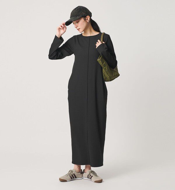 BEAUTY&YOUTH UNITED ARROWS「【WEB限定】リブ ロングスリーブ カットソーワンピース」|ワンピース|