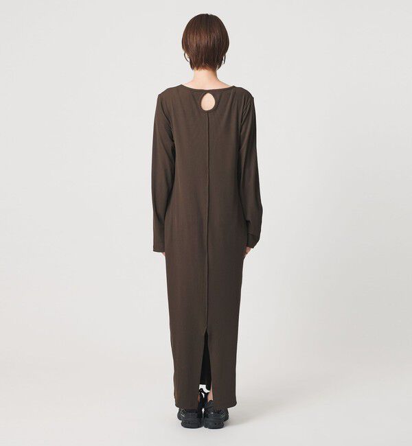 BEAUTY&YOUTH UNITED ARROWS「【WEB限定】リブ ロングスリーブ カットソーワンピース」|ワンピース|
