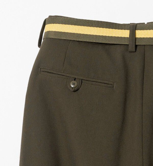 BEAUTY&YOUTH UNITED ARROWS「【別注】＜BURK＞ベルトパンツ オリーブ」|チノ|