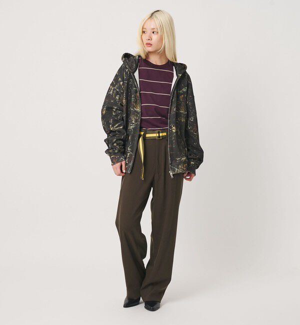 BEAUTY&YOUTH UNITED ARROWS「【別注】＜BURK＞ベルトパンツ オリーブ」|チノ|