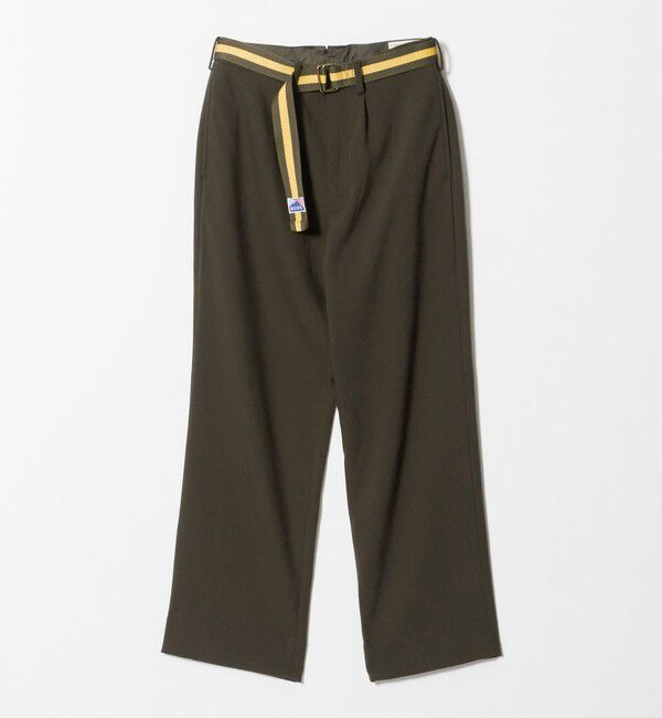 BEAUTY&YOUTH UNITED ARROWS「【別注】＜BURK＞ベルトパンツ オリーブ」|チノ|