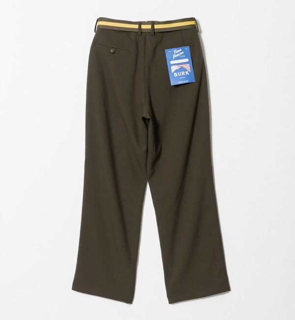 BEAUTY&YOUTH UNITED ARROWS「【別注】＜BURK＞ベルトパンツ オリーブ」|チノ|