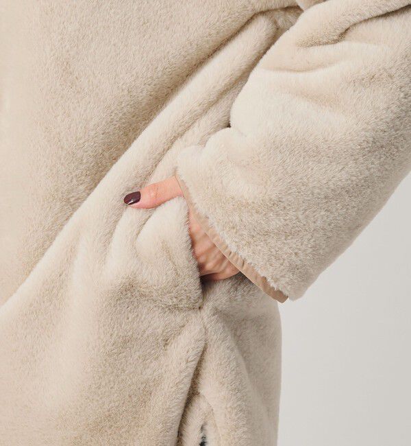 BEAUTY&YOUTH UNITED ARROWS「【WEB限定】フェイクファー＆キルティング リバーシブルコート」|その他|