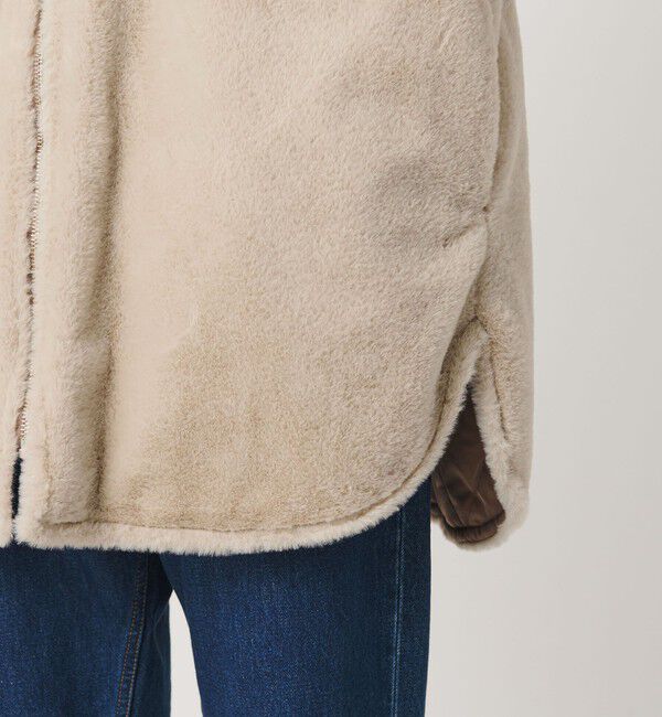 BEAUTY&YOUTH UNITED ARROWS「【WEB限定】フェイクファー＆キルティング リバーシブルコート」|その他|