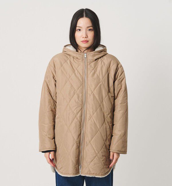 BEAUTY&YOUTH UNITED ARROWS「【WEB限定】フェイクファー＆キルティング リバーシブルコート」|その他|