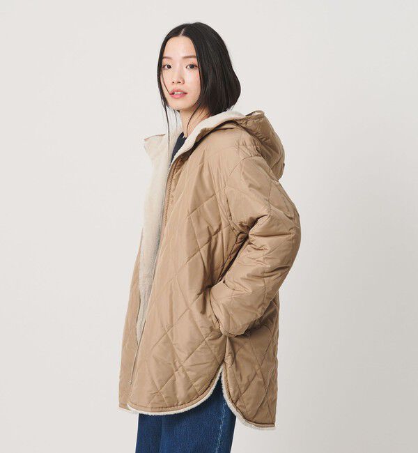 BEAUTY&YOUTH UNITED ARROWS「【WEB限定】フェイクファー＆キルティング リバーシブルコート」|その他|