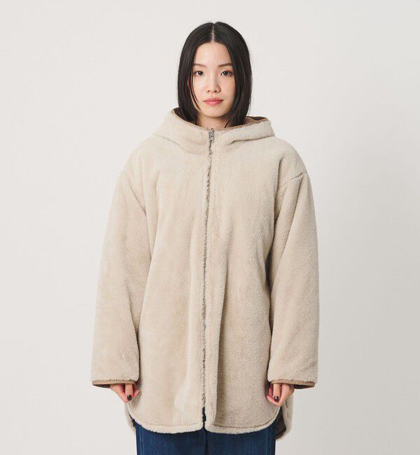 BEAUTY&YOUTH UNITED ARROWS「【WEB限定】フェイクファー＆キルティング リバーシブルコート」|その他|