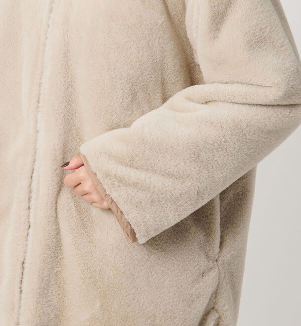 BEAUTY&YOUTH UNITED ARROWS「【WEB限定】フェイクファー＆キルティング リバーシブルコート」|その他|