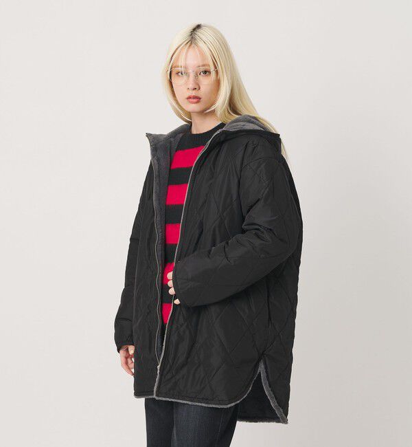 BEAUTY&YOUTH UNITED ARROWS「【WEB限定】フェイクファー＆キルティング リバーシブルコート」|その他|