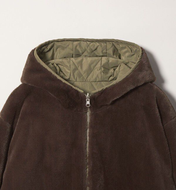 BEAUTY&YOUTH UNITED ARROWS「【WEB限定】フェイクファー＆キルティング リバーシブルコート」|その他|