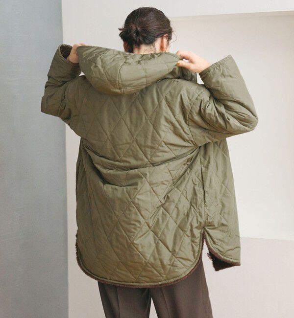 BEAUTY&YOUTH UNITED ARROWS「【WEB限定】フェイクファー＆キルティング リバーシブルコート」|その他|