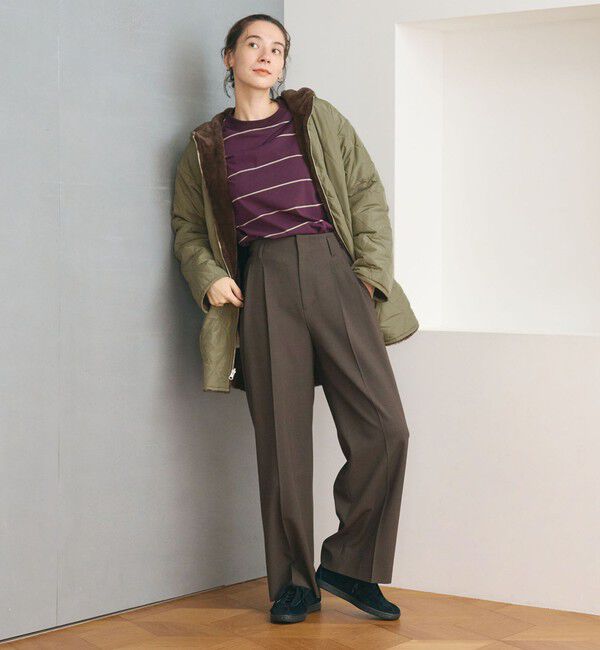 BEAUTY&YOUTH UNITED ARROWS「【WEB限定】フェイクファー＆キルティング リバーシブルコート」|その他|