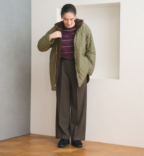 BEAUTY&YOUTH UNITED ARROWS「【WEB限定】フェイクファー＆キルティング リバーシブルコート」|その他|