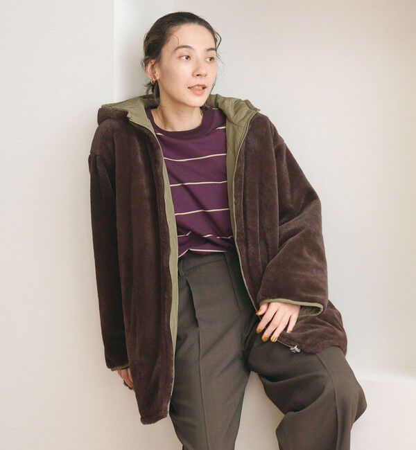 BEAUTY&YOUTH UNITED ARROWS「【WEB限定】フェイクファー＆キルティング リバーシブルコート」|その他|