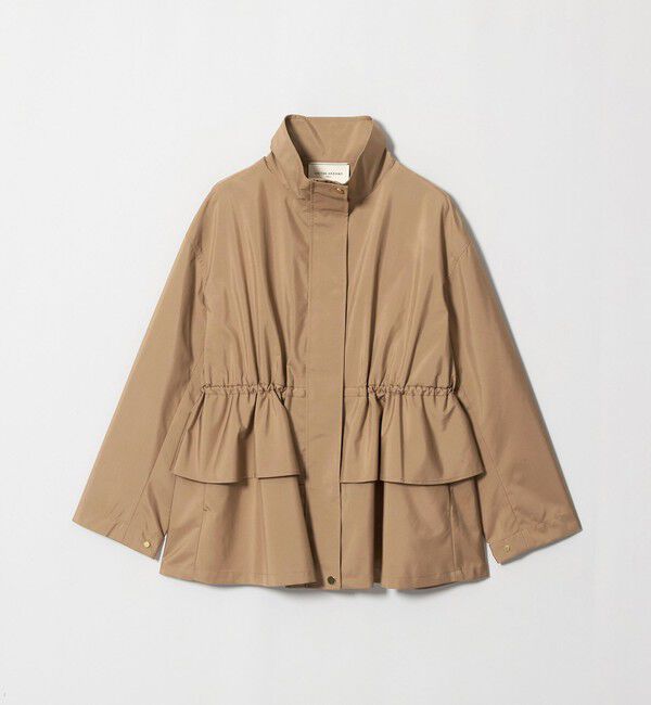 UNITED ARROWS「タフタ ペプラム フリル ブルゾン ‐はっ水‐」|ブルゾン・スタジャン|