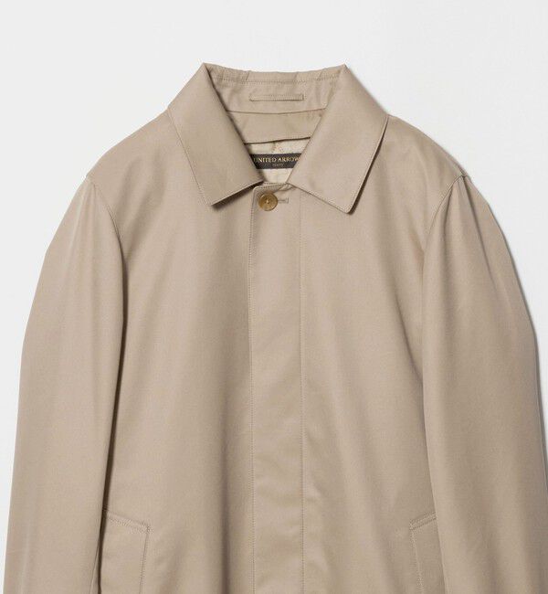 UNITED ARROWS「コットン/ポリエステル ギャバジン ステンカラーコート 撥水」|ステンカラーコート|