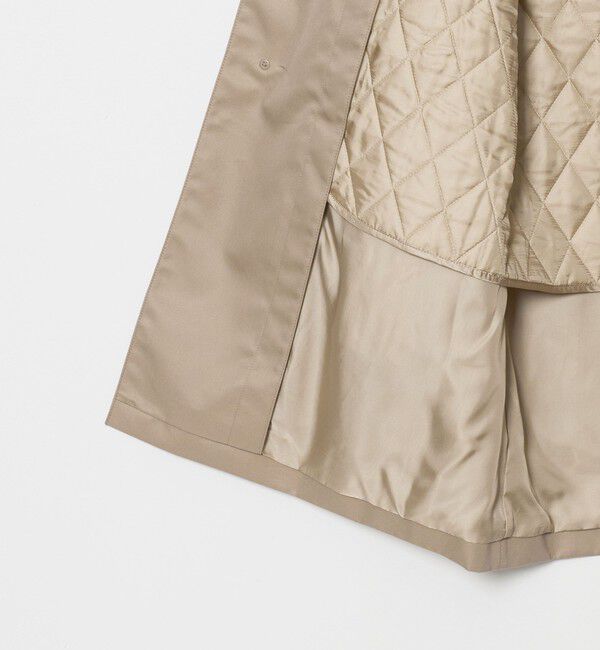 UNITED ARROWS「コットン/ポリエステル ギャバジン ステンカラーコート 撥水」|ステンカラーコート|
