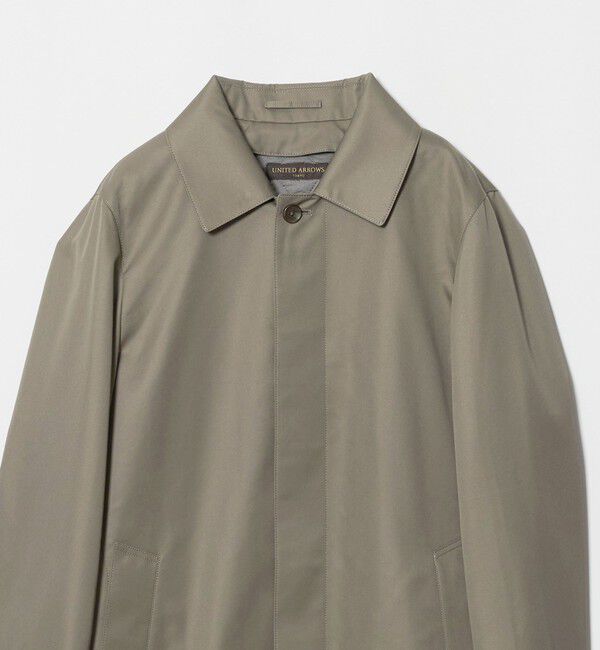 UNITED ARROWS「コットン/ポリエステル ギャバジン ステンカラーコート 撥水」|ステンカラーコート|