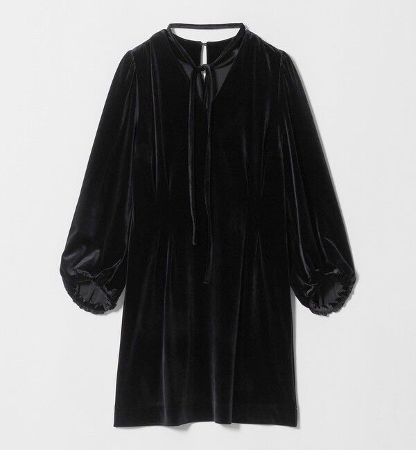 UNITED ARROWS green label relaxing「＜GLR_MINE＞ベロア ミニ ワンピース」|ワンピース|