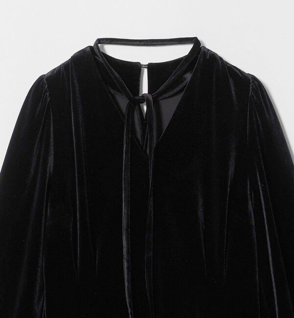 UNITED ARROWS green label relaxing「＜GLR_MINE＞ベロア ミニ ワンピース」|ワンピース|