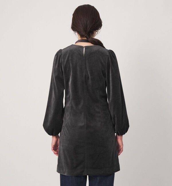 UNITED ARROWS green label relaxing「＜GLR_MINE＞ベロア ミニ ワンピース」|ワンピース|