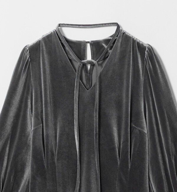 UNITED ARROWS green label relaxing「＜GLR_MINE＞ベロア ミニ ワンピース」|ワンピース|